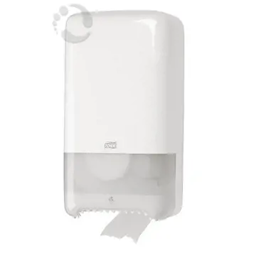 Tork Çift Rulo Tuvalet Kağıdı Dispenseri Beyaz resmi