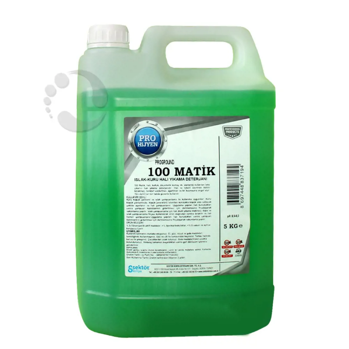 Prohijyen 100 Matik Islak-Kuru Halı Şampuanı 5 Kg resmi Prohijyen 100 Matik Islak-Kuru Halı Şampuanı 5 Kg resmi