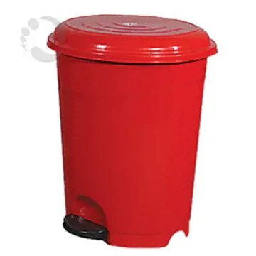 Çöp Kovası Pedallı 12 L Kırmızı resmi