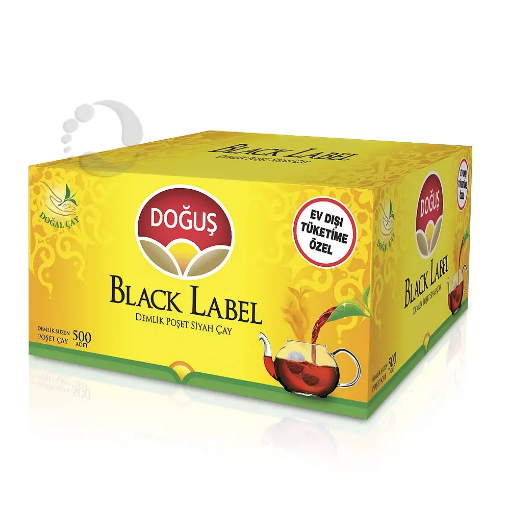Doğuş Demlik Poşet Çay Black Label 3.2 Gr 500'lü resmi