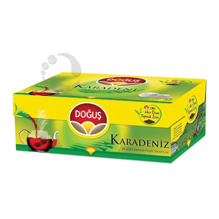 Doğuş Demlik Poşet Çay Karadeniz Bergamot 3.2 Gr 48'li resmi