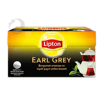 Lipton Demlik Poşet Çay Earl Grey 100'lü resmi