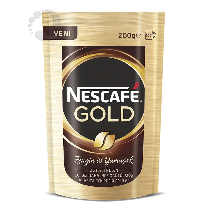 Nescafe Gold 200 Gram Eko Poşet resmi