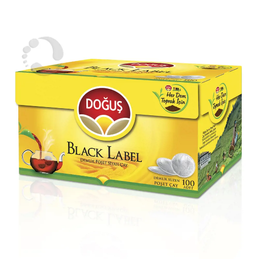 Doğuş Demlik Poşet Çay Black Label 3.2 Gr 100'lü resmi