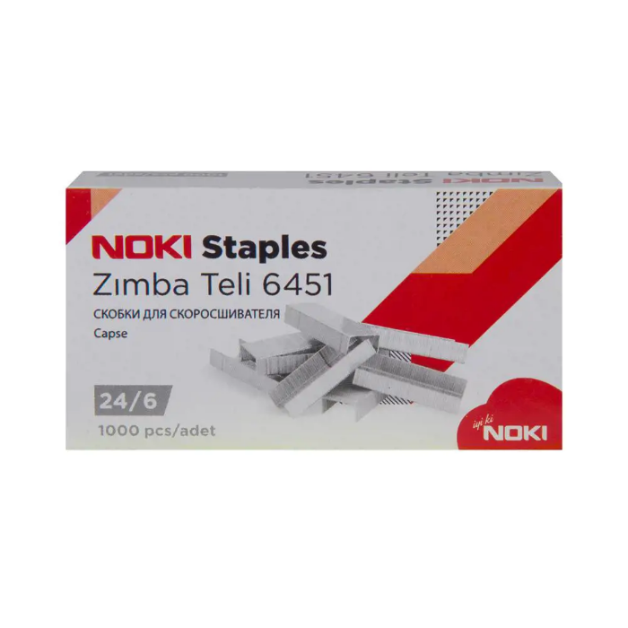 Noki 6451 Zımba Teli No: 24/6 1.000'li - Beyaz resmi Noki 6451 Zımba Teli No: 24/6 1.000'li - Beyaz resmi