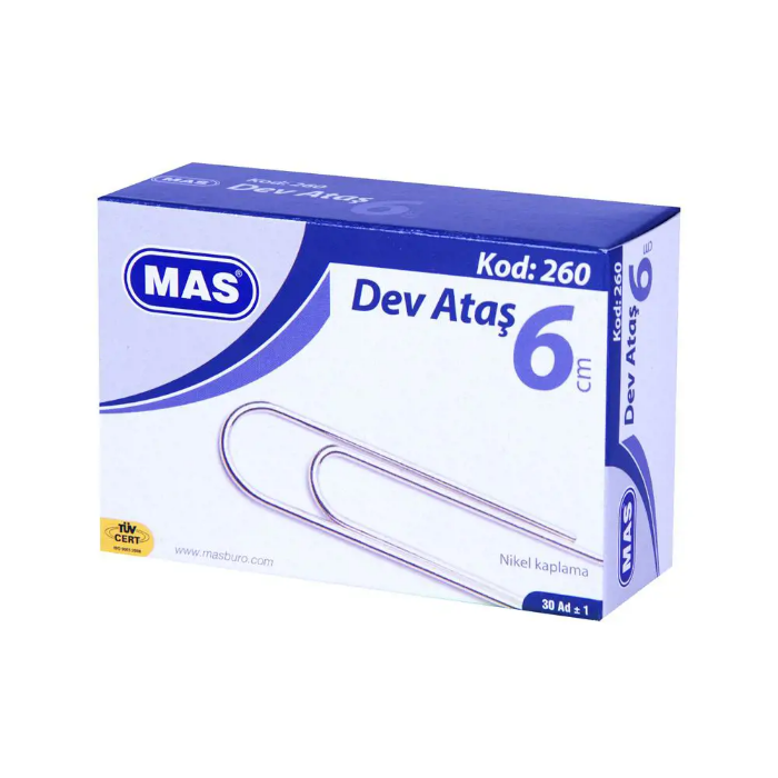 Mas 260 Dev Ataş 6 cm 30 Adet resmi