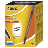 Bic Round Stick Tükenmez Kalem 1.0 mm 60 Adet - Siyah resmi