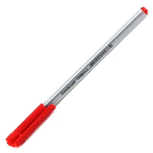 Pensan Triball 1003 Tükenmez Kalem 1.0 mm 12 Adet - Kırmızı resmi