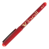 Pilot V-Ball Roller Kalem 0.7 mm - Kırmızı resmi