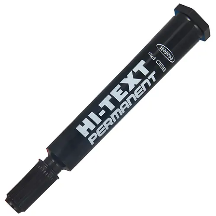 Hi-Text 830PB Koli Kalemi Yuvarlak Uçlu Permanent- Siyah resmi Hi-Text 830PB Koli Kalemi Yuvarlak Uçlu Permanent- Siyah resmi