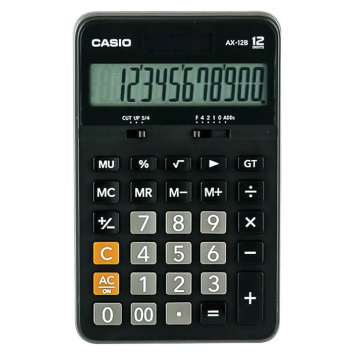 Casio AX-12 Masaüstü Hesap Makinesi 12 Haneli resmi