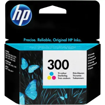 HP 300 Üç Renkli Orijinal Mürekkep Kartuşu CC643EE resmi