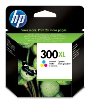 HP 300XL Yüksek Kapasiteli Üç Renkli Orijinal Mürekkep Kartuşu CC644EE resmi