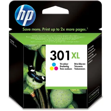 HP 301XL Yüksek Kapasiteli Üç Renkli Orijinal Mürekkep Kartuşu CH564EE resmi