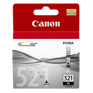 Canon Cli-521bk Mürekkep Kartuş Siyah 1250 Sayfa 2933B001 resmi
