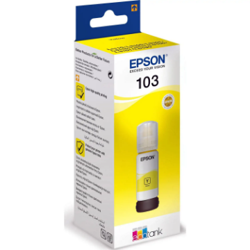 Epson T00S44A 103 Mürekkep Şişesi Sarı 4500 Sayfa resmi