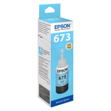 Epson T6735 Mürekkep Şişesi  Mavi 1800 Sayfa 70 ml resmi