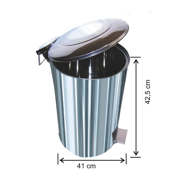 40 Lt Pedallı Çöp Kovası -1007 resmi