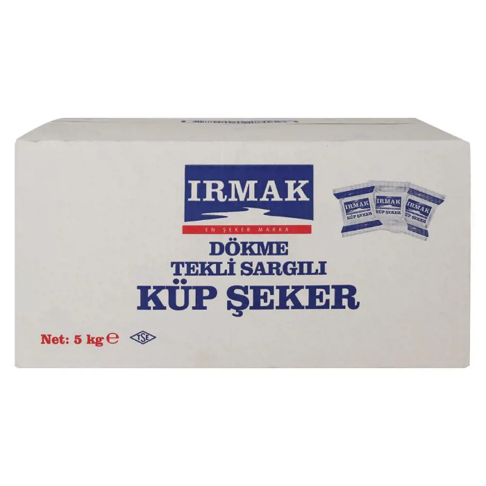 Irmak Tek Sargılı Küp Şeker 5 Kg resmi