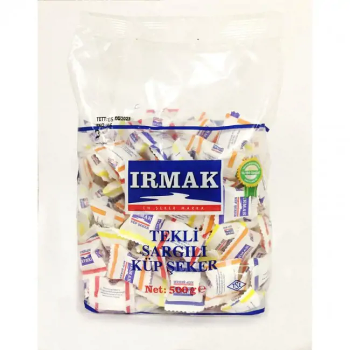 Irmak Tek Sargılı Küp Şeker 500 Gr resmi