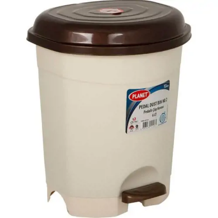 Planet Pedallı Çöp Kovası 6 L No:2 resmi Planet Pedallı Çöp Kovası 6 L No:2 resmi