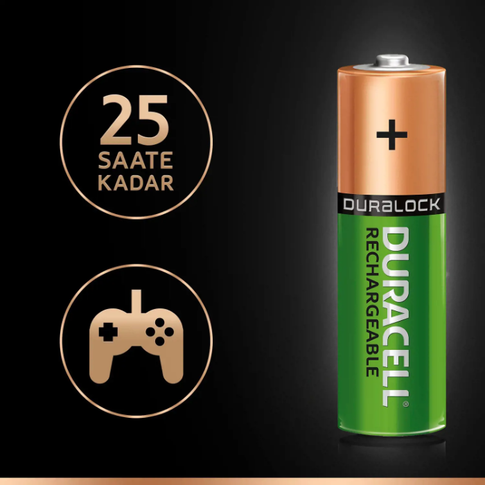 Duracell AA Kalem Pil 2'li resmi