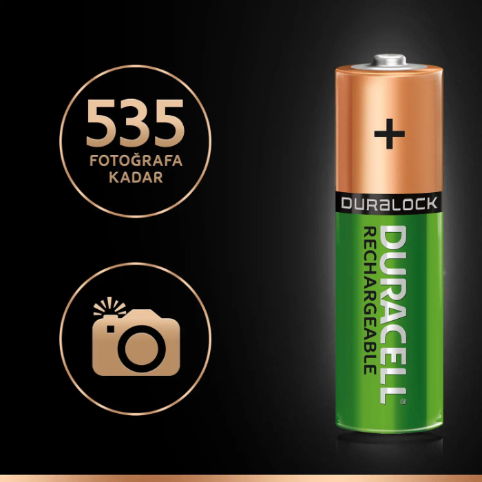 Duracell AA Kalem Pil 2'li resmi