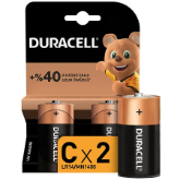 Duracell C Orta Boy Pil 2'li resmi