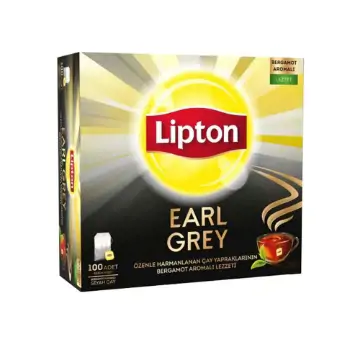 Lipton Bardak Poşet Çay Earl Grey 100'lü resmi