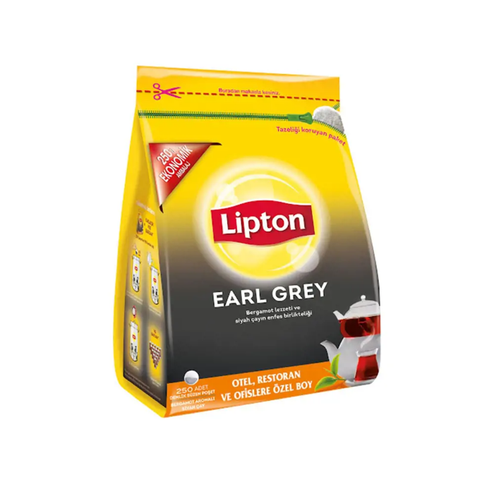 Lipton Demlik Poşet Çay Earl Grey 250'li resmi