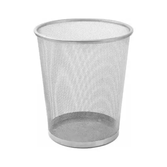 Kraf 540G Çöp Kovası Metal Delikli 10 L - Gümüş