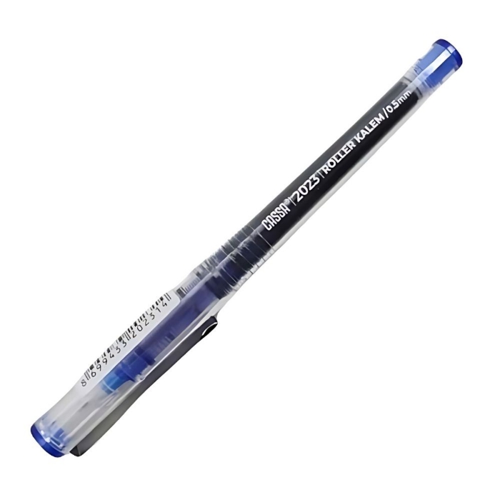 Cassa 2023 Roller Kalem 0.5mm Mavi İğne uç resmi