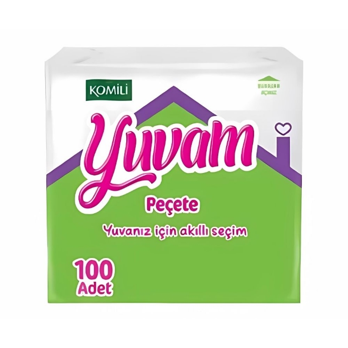 Komili Yuvam Prof. Peçete 30*30 100'Lü * 24 resmi Komili Yuvam Prof. Peçete 30*30 100'Lü * 24 resmi