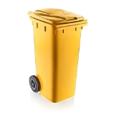 Konteyner 120 L Sarı 1.Kalite - 6505 resmi