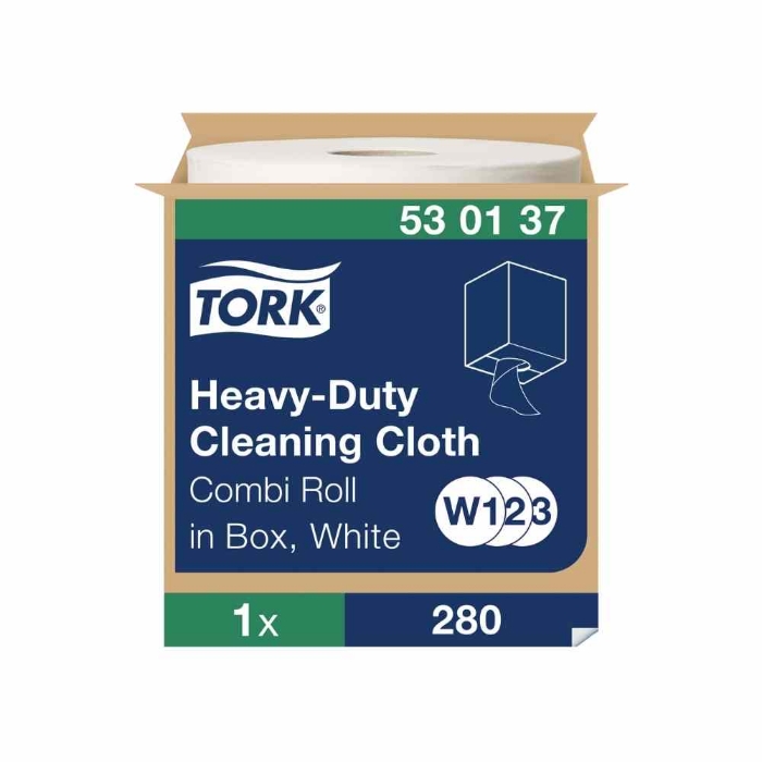 Tork Nonwoven Bez Ağır Kirler Rulo Beyaz 106 Metre resmi