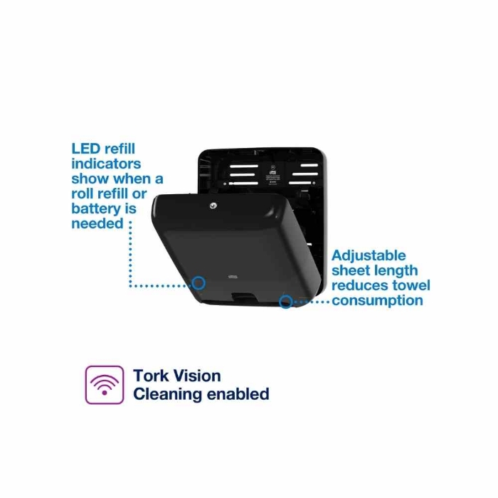 Tork Matic Sensörlü Havlu Dispenseri Siyah resmi