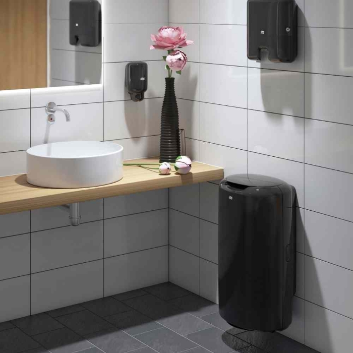 Tork Çöp Kovası Siyah 50 Lt resmi