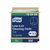 Tork Düşük Hav Nonwoven Temizlik Bezi Turkuaz 180M resmi