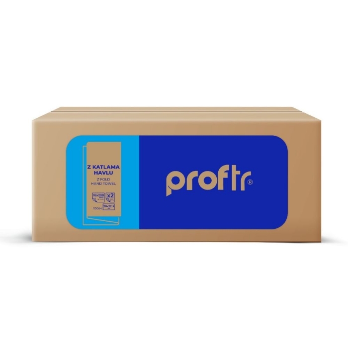 103139 Proftr Blue Dispenser Z Havlu 200'lü *12		