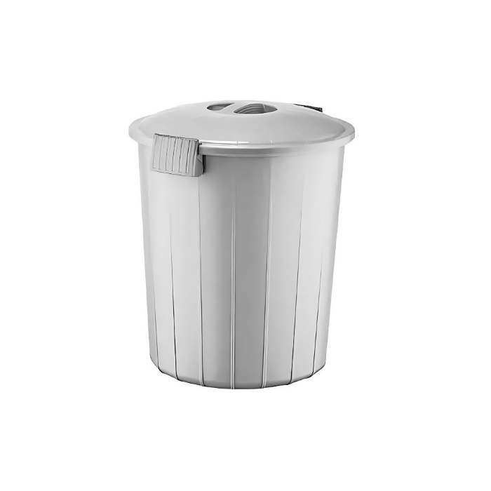 Şenyayla Eko Battal Çöp Kovası 60 L Gri - 4104  resmi