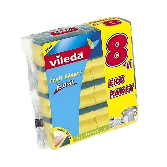 Vileda Yeşil Sünger Oluklu resmi Vileda Yeşil Sünger Oluklu resmi