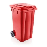 Konteyner 240 L Kırmızı 1.Kalite resmi