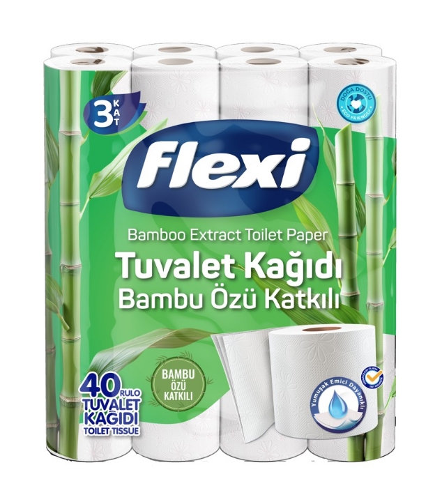 Flexi 3 Katlı Tuvalet Kağıdı 40'lı	