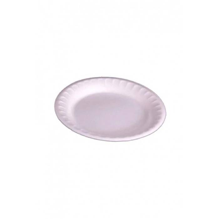 Köpük Yuvarlak Tabak 20Cm 100 Lü