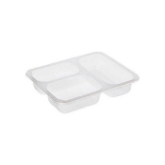 Plastik Yemek Kabı 3 Bölmeli*400
