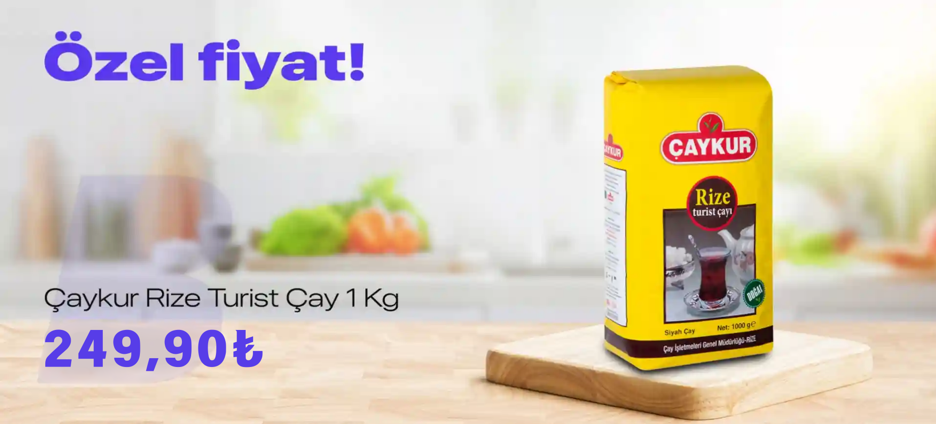 Çaykur Rize Turist Çay 1 Kg 249,90₺